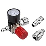 1/4' Druckminderer, Preciva EU-Standard Druckregler Druckregelventil Druckschalter...
