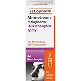 Mometason-ratiopharm® Heuschnupfenspray 50 Mikrogramm/Sprühstoß Nasenspray,...