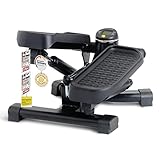 SportPlus 2-in-1 Mini-Stepper mit patentierter Umschalttechnik, Swing-Stepper und...