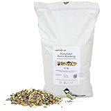 vogeltreff24 Streufutter Bunte Mischung - Futtermischung für Wildvögel, 10 kg