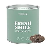 mammaly Fresh Smile Hunde Zahnpflege Snack, Zahnpflege Hund, gegen Hund Mundgeruch, 325g...