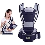 Lohofrnny Babytrage, multifunktionale Ergonomische Babytrage für 0-36 Monate, All-in-One...