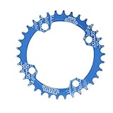 Glomora FMFXTR Bike Narrow Wide Kettenblatt Fahrrad 104 BCD 34T Rundes Einzelkettenblatt...