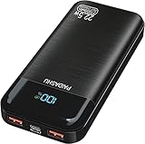 Power Bank 27000mAh 22,5W Externer Handyakku PD20W Schnell Aufladende Powerbank USB C mit...