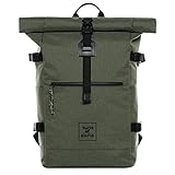 Rucksack Kane Roll-Top Kurierrucksack XL groß - PET recycelt, wasserabweisend -...