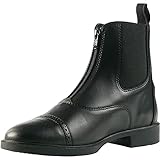 HORZE Damen Reitstiefelette Wexford, Jodhpur Stiefel mit Reißverschluss, Schwarz, 38