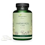 Yamswurzel Kapseln hochdosiert | Premium Wild Yam Extrakt (8:1) - 1440 mg | Mit Diosgenin...