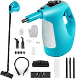FANTASK 1500W Dampfreiniger in Grün mit 400L Tank, Temperatur: bis zu 125℃,...