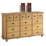 IDIMEX Kommode Schubladenschrank Landhauskommode Sideboard Colmar mit 12 Schubladen,...