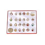 TianWlio 2021 DIY Mit Mode Kalender Armband Advent Weihnachten Countdown Halskette Home...