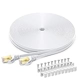 BUSOHE Cat 8 Ethernet-Kabel 15m, Hochgeschwindigkeits- Gigabit RJ45 LAN Netzwerkkabel,...