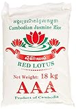 RED LOTUS Duftreis/ Jasminreis Langkorn, AAA Qualität, 1er Pack (1 x 18 kg)