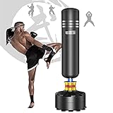 Dripex 175cm Boxsack Erwachsene Freistehender Standboxsack MMA Boxpartner Boxing Trainer...