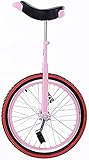 Unicycle for Adult Kids 16/20/24 inch Unicycle Height-Adjustable Anti-Skid Tips Balance...