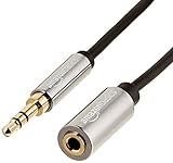 Amazon Basics - Stereo Audio AUX Verlängerungskabel Männer auf Frauen, 3,5 mm, 1.8 m,...