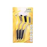 Mini Drahtbürsten Grillbürste Grill Reinigungsbürste Set 3-teilig Hand Drahtbürste...