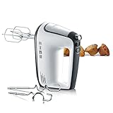 SEVERIN Handmixer, Handrührgerät mit 5 Geschwindigkeitsstufen, praktischer Handrührer...