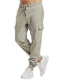 JACK & JONES Herren Jpstgordon Jjshark Sweat Cargo P at Noos Jogginghose, Light Grey...