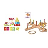 Knorrtoys 56000 - Party Set - Fun 32teilig, Sackhüpfen, Eierlaufen, Dosenwerfen &...