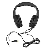 Dpofirs USB-Gaming-Headset RGB-Beleuchtung - PC-Headset mit 7.1 Surround Sound...