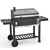 TAINO Hero XXL Smoker Holzkohle-Grill BBQ Grillwagen Standgrill