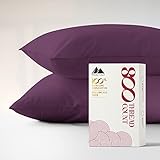 Mayfair Linen King-Size-Kissenbezüge, 2er-Set, Fadenzahl 800, 100 % Baumwolle,...