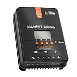 LiTime 30A MPPT 12V/24V Auto DC Input Solarladeregler mit Bluetooth Adapter, Parameter...