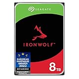 Seagate IronWolf 8 TB interne Festplatte, NAS HDD, 3.5 Zoll, 7200 U/Min, CMR, 256 MB...