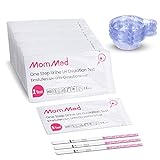 MomMed Ovulationstest Streifen,60 praktische Ovulation Teststäbchen mit 60 Urin Tassen -...