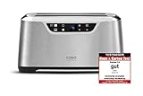 CASO Novea T4-Design Toaster,4-Scheiben-Toaster mit besonders breiten Schlitzen, mit...