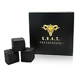 G.O.A.T. - The Charcoal - Premium Shisha-Kohle aus 100% natürlicher Kokosnussschale -...