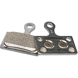 Shimano Metall Bremsbelag ohne Flosse, mit Feder, Paar K04TI