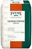 Fuchs Professional - Cayenne Pfeffer gemahlen | Scharfes Gewürz für Chili con Carne |...