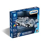 Eitech 00233 Metallbaukasten - Speed Racer Modell 4, 435 Bauteile, Modellauto-Bausatz, DIY...