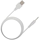 USB-Adapter/Ladekabel für Mini Halo - Mini Wand Massagegerät, 2,5 mm, Weiß, 1 Stück