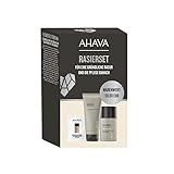 AHAVA Rasierset für Männer- Anti-Aging-Creme, Rasiercreme, Beruhigender...