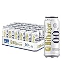 BITBURGER® 0,0% Pils Alkoholfrei | Dosen-Bier (24x 0,5l) | Hopfenbetonter Pilsgenuss |...