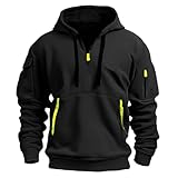 Vocha Herren Hoodie Sweatjacke Kapuzenpullover Sweatshirt Kapuzenjacke mit Reißverschluss...