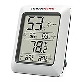 ThermoPro TP50 digitales Thermo-Hygrometer Innen Thermometer Raumthermometer mit...