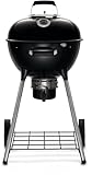 Napoleon NK18 Premium Holzkohle-Kugelgrill schwarz, porzellanemaillierter Deckel und...