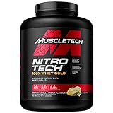 Whey Protein Pulver, MuscleTech Nitro-Tech Whey Gold Protein Isolate & Peptides,...