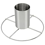 com-four® Hähnchenbräter aus Edelstahl - Hähnchengriller mit Aromabehälter -...