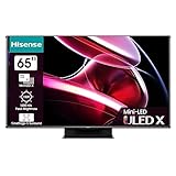 Hisense 65UXKQ 164 cm (65 Zoll) Fernseher, 4K Mini LED ULED, Smart TV, HDR10+, Dolby...