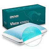 Okaei GelCell - Memory Foam Kissen mit kühlendem Gelbezug - Komfortables Kissen -...