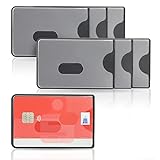 WallTrust RFID NFC Blocker Hartplastik Schutzhülle - 7 Stück - Kartenschutzhülle für...