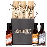 Smokehouse by Thoughfully BBQ Grill-Saucen - Geschenk-Set mit 3 veganen Barbecue Saucen -...