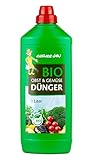 BURI 1L Bio Gemüsedünger Obstdünger Flüssigdünger Tomatendünger Gurkendünger...