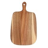 GLEAVI Schneidebrett aus Akazienholz Multifunktionale Holzbrett für Obst Gemüse und...