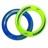 AMLI Leichte Wurfringe im 2er Set für Kinder | Strandspielzeug Frisbee Ring für Familie...