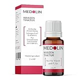 Medolin® Warzen Tinktur - Einfache & schmerzfreie Anwendung an Hand und Fuß - Effektiv...